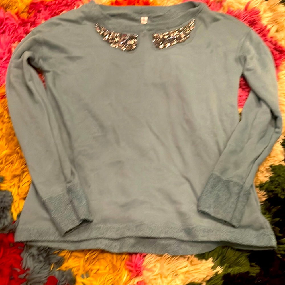 Target, bedazzled sweatshirt, worn onc, Sz M, so comfy and cute
